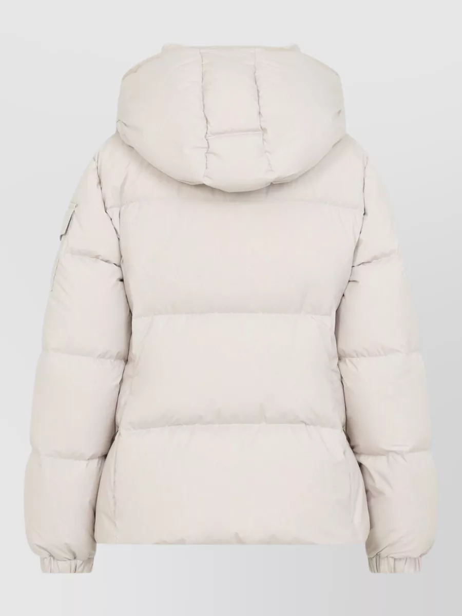 Moncler Down Hooded Short Puffer Jacket