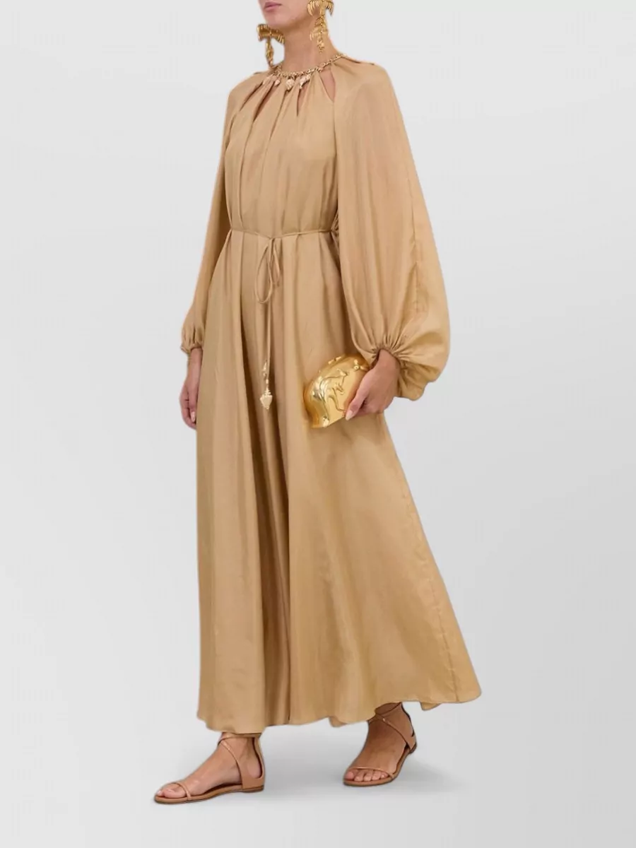 Zimmermann Silk Cutout Maxi Dress