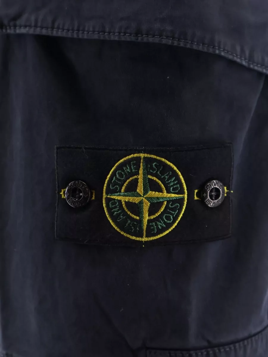 Stone Island Organic Cotton Stretch Cargo Pocket Shorts
