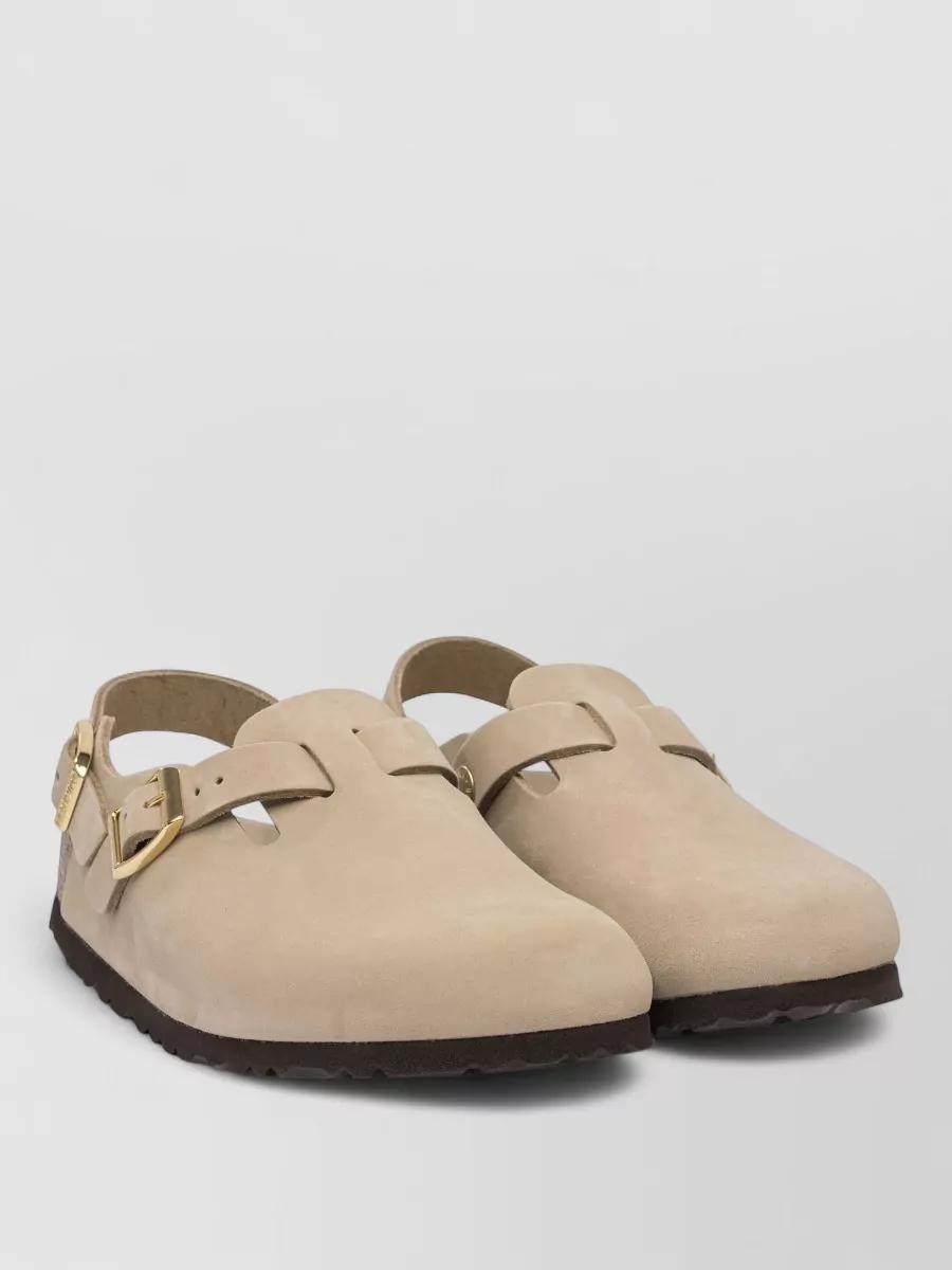 Birkenstock Suede leather tokio hex slippers