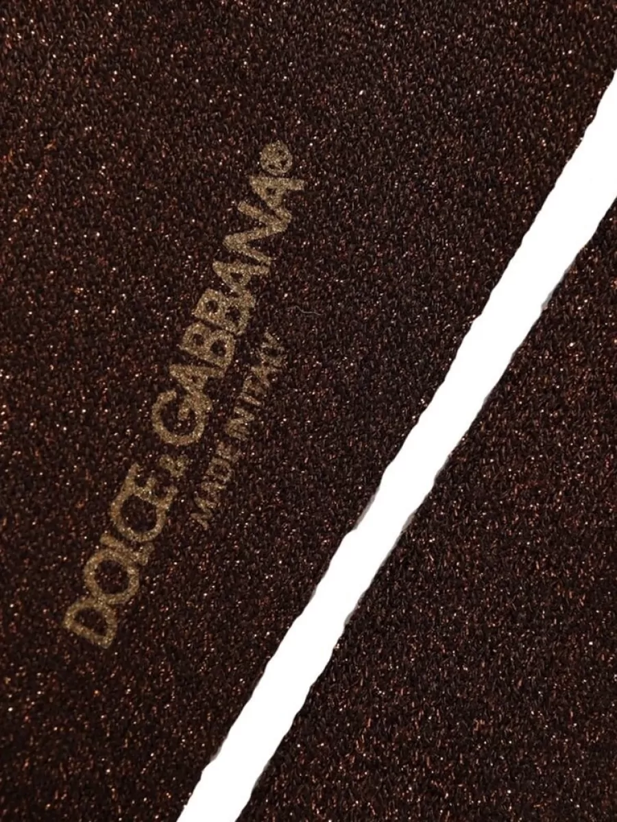 Dolce&Gabbana Viscose Logo Mid-Calf Socks