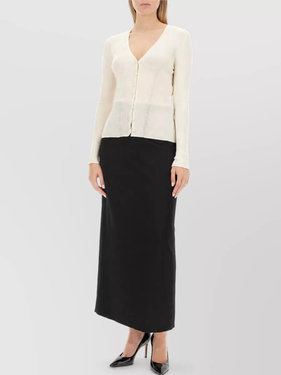 Lanvin High-Rise Long Skirt