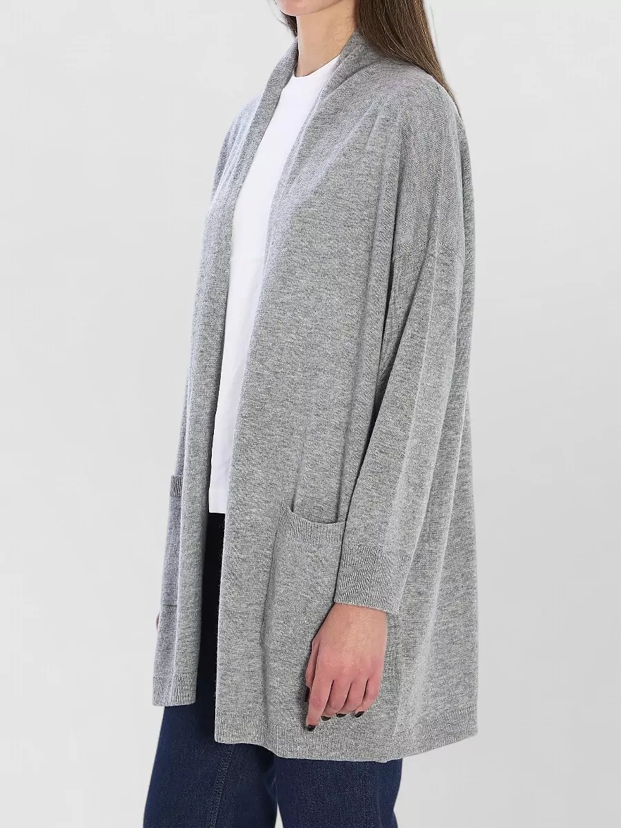 Allude Cashmere Virgin Wool Ribbed Relaxed-Fit Cardigan