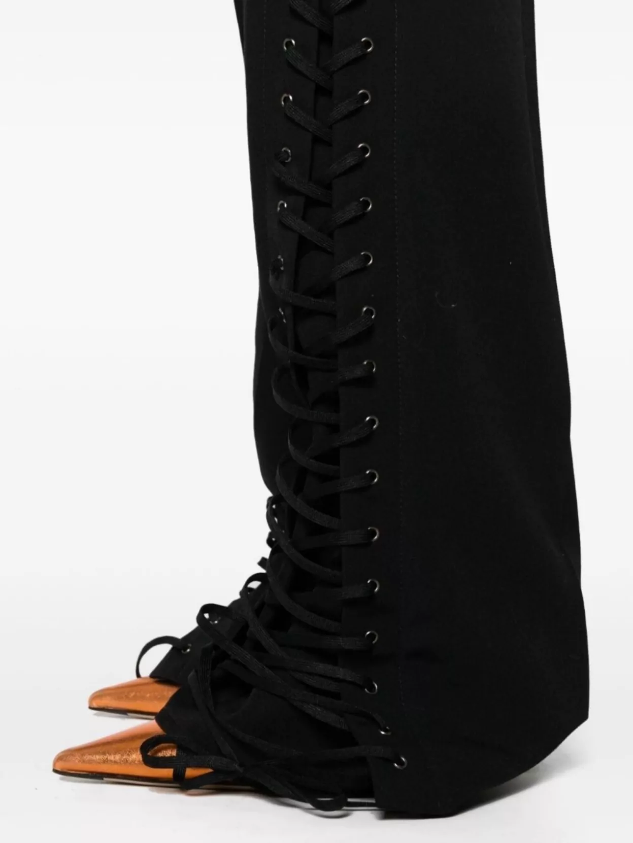 Jean Paul Gaultier Straight Leg Wool Trousers
