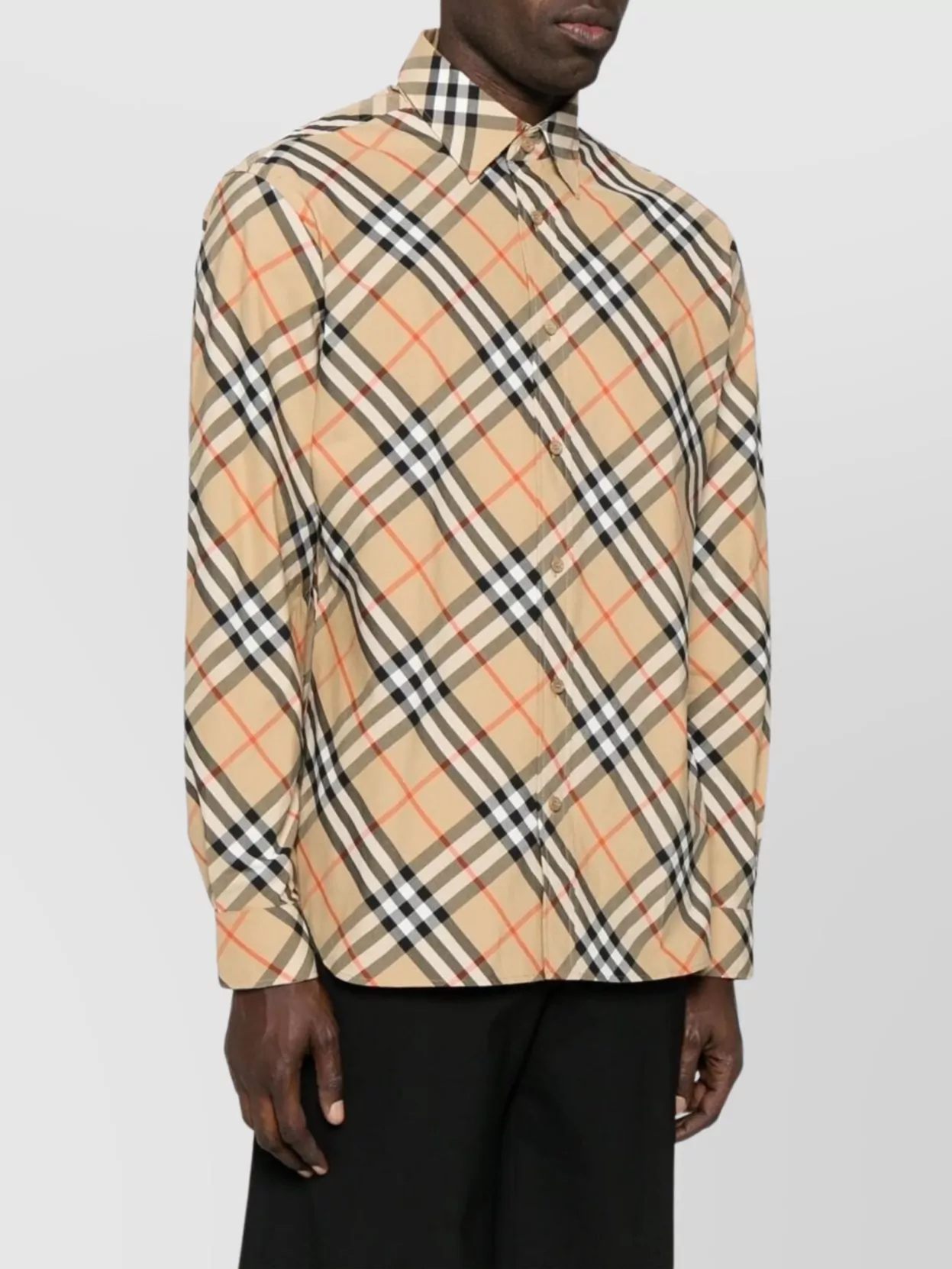 Burberry Regular Fit Check Cotton Shirt
