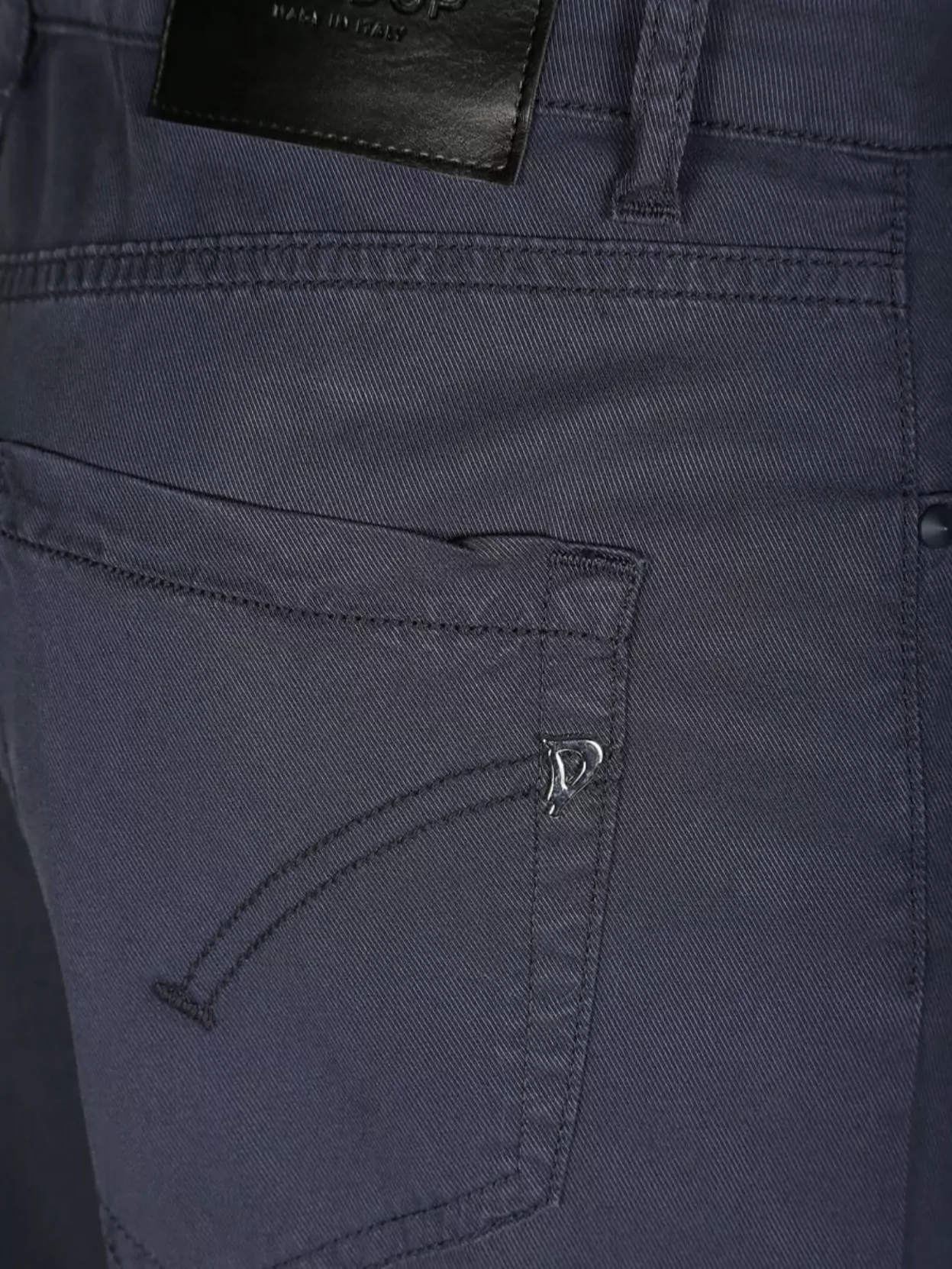 Dondup Lyocel Trousers With Back Pockets And Belt Loops