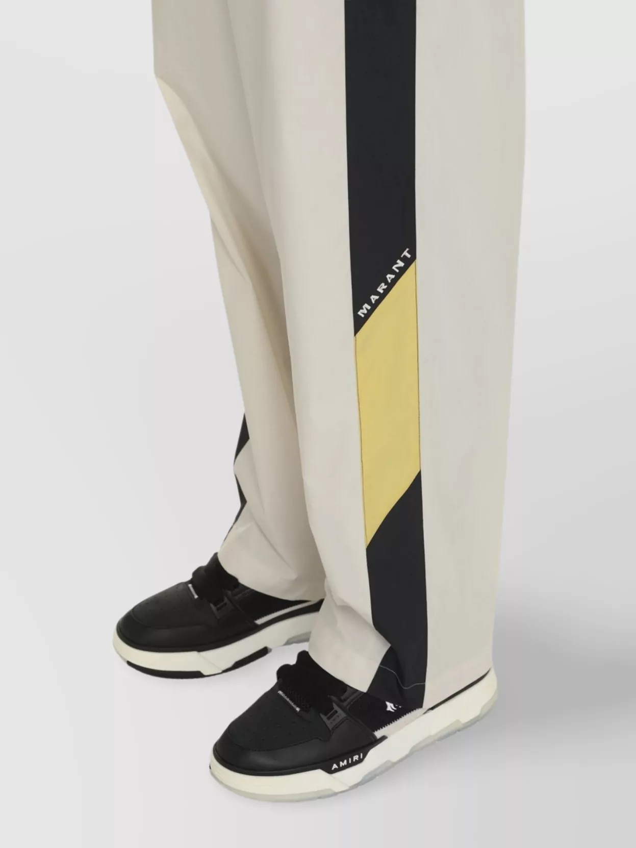 Isabel Marant Block Design Cotton Blend Trousers