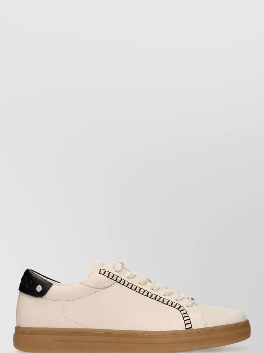 Jimmy Choo Suede Leather Sneakers