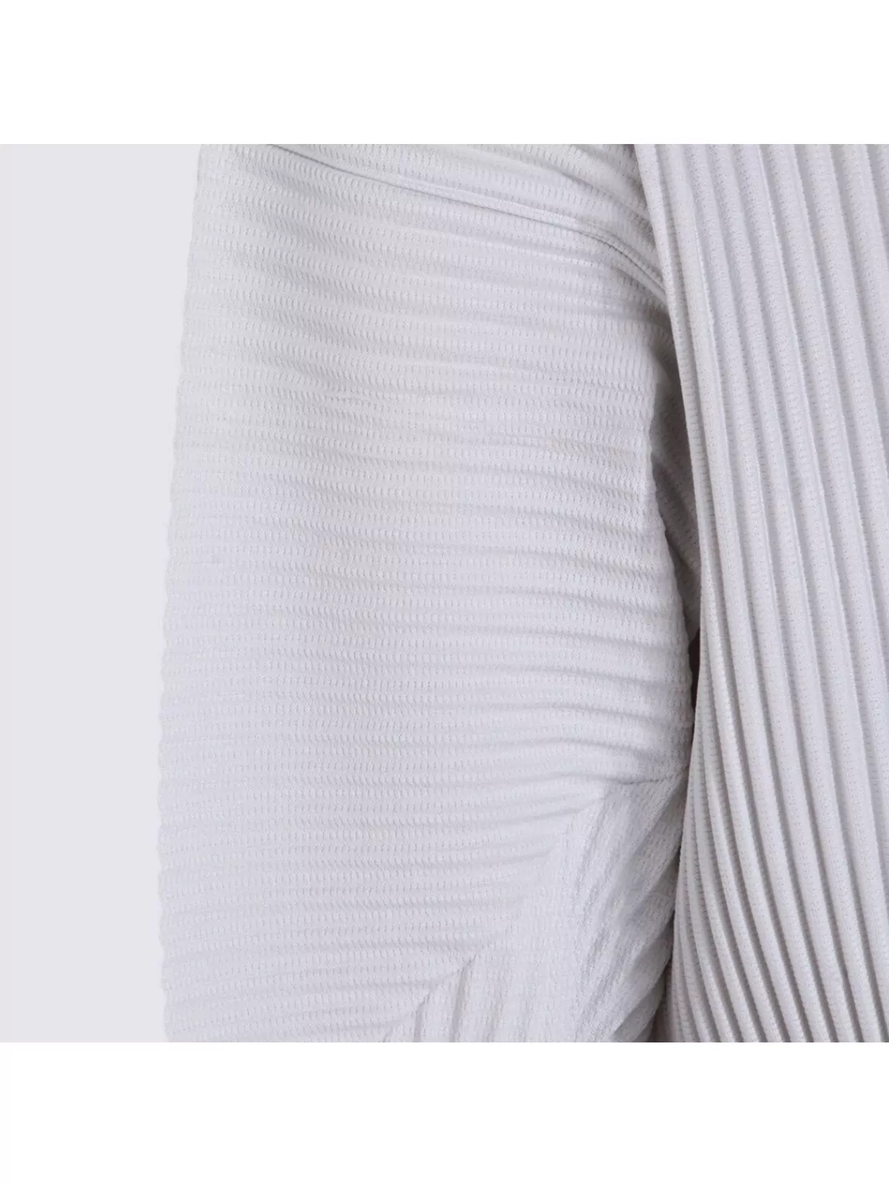 Homme Plisse Issey Miyake Long Sleeve Ribbed Turtleneck Top