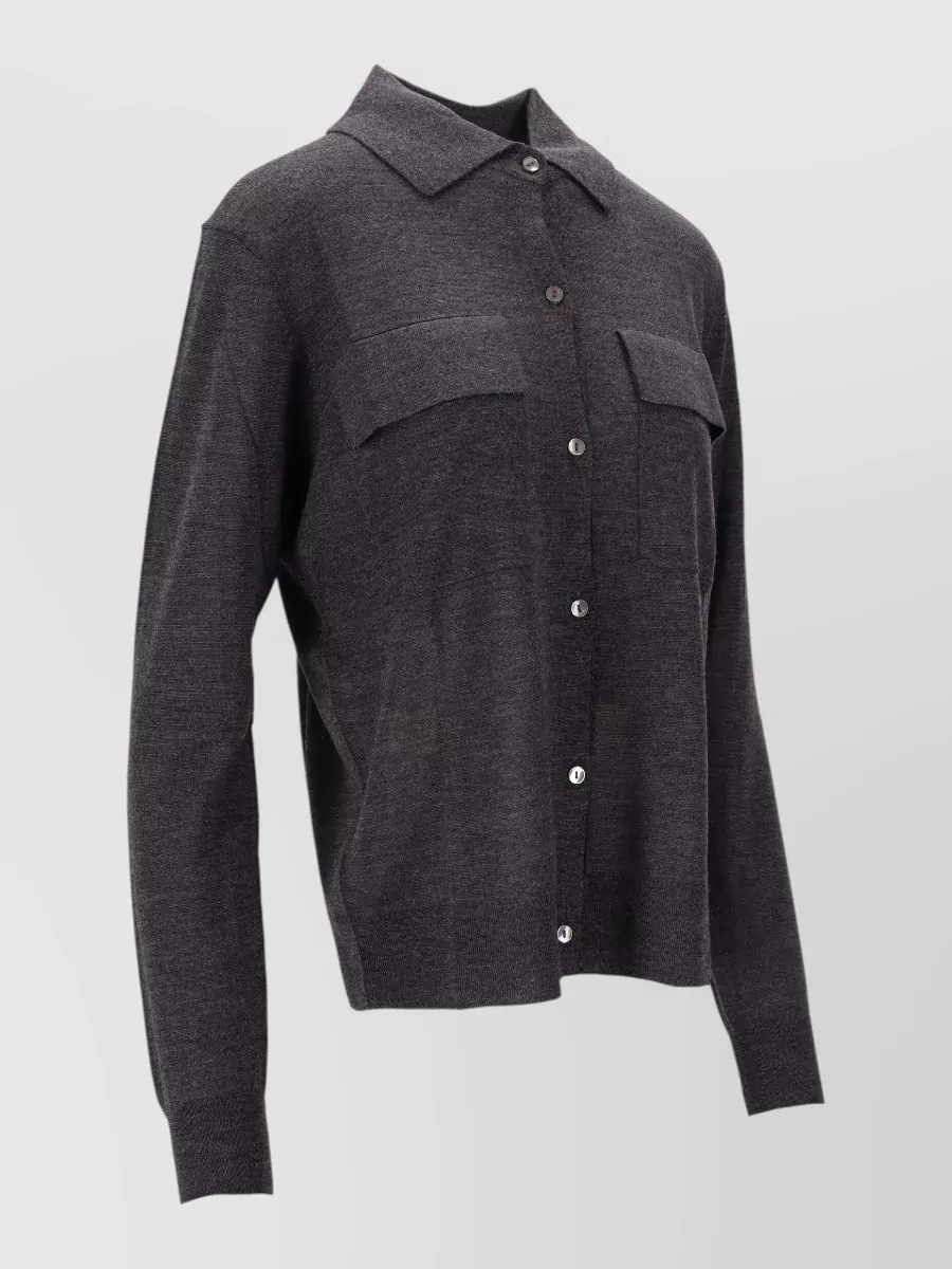 Parosh Cashmere Wool Silk Cardigan