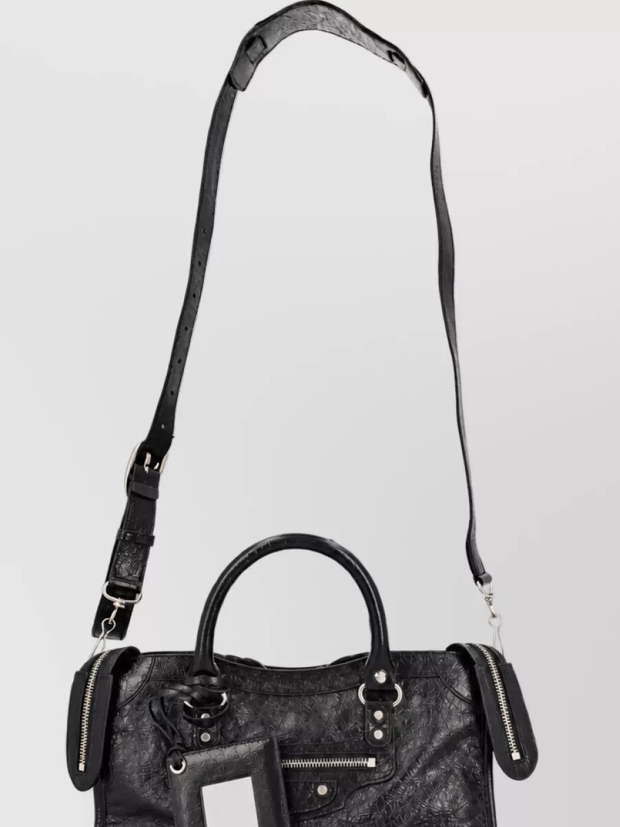 Balenciaga Le City Small Leather Shoulder Bag
