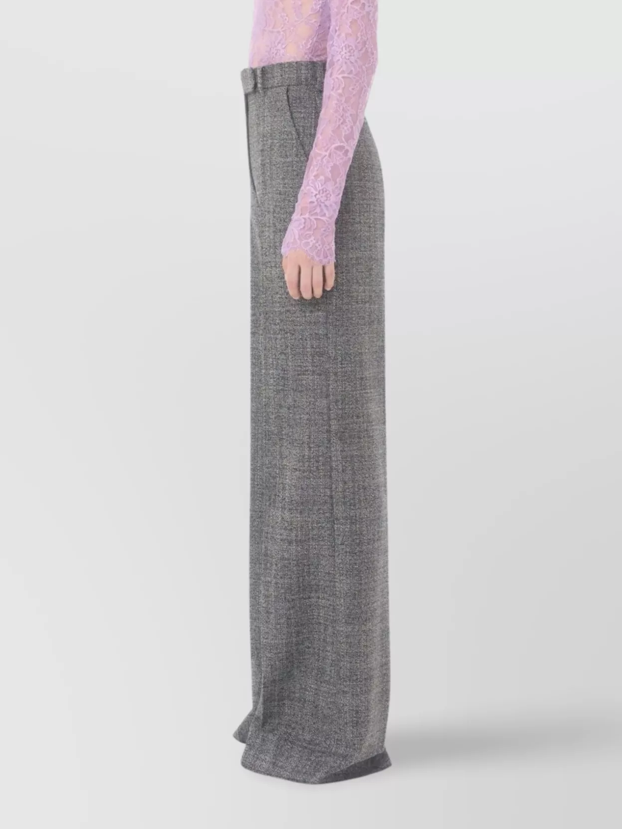 Valentino Garavani Wide-Leg Trousers Front Pleats