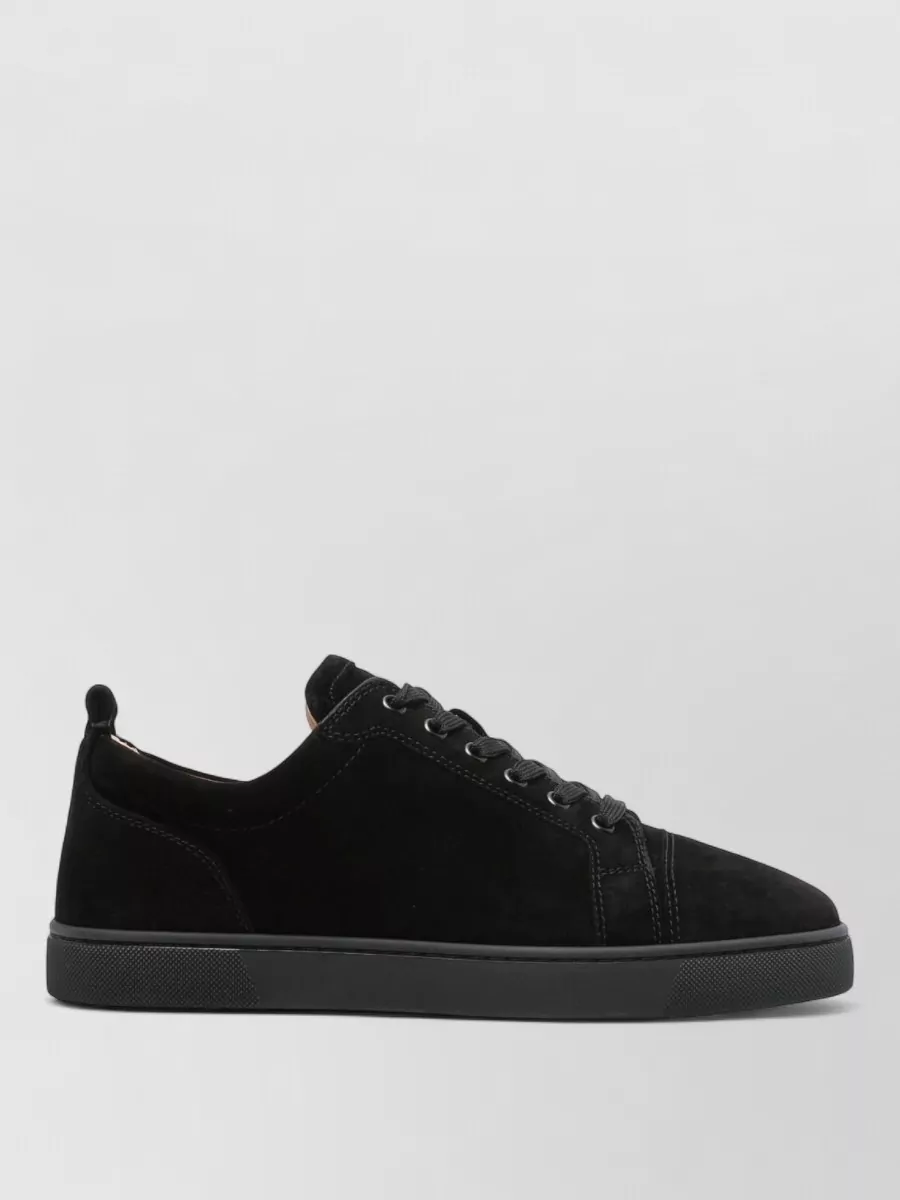 Christian Louboutin Suede Leather Lace-Up Sneakers