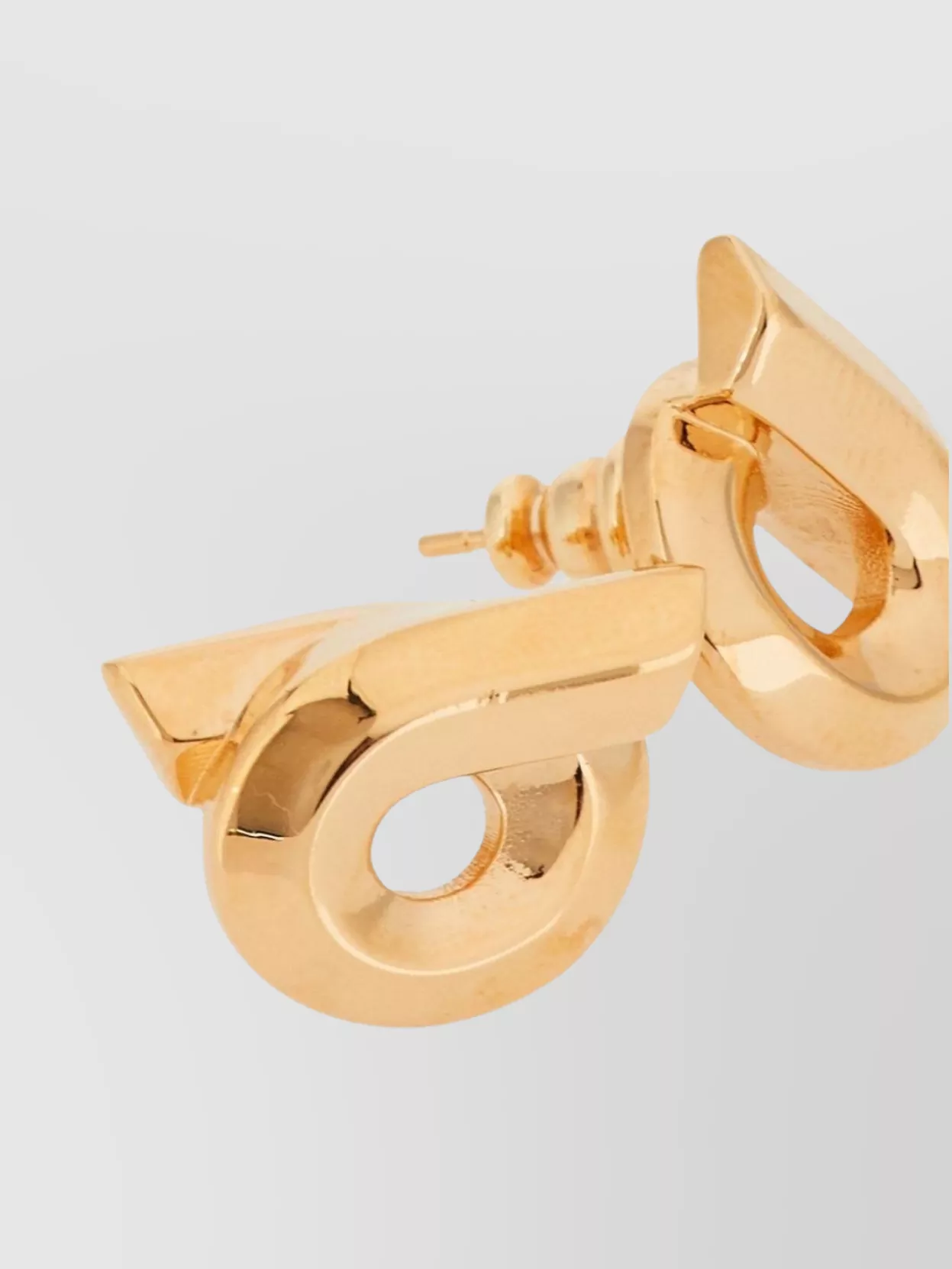 Ferragamo Stud Earrings Gancini - Mis 18