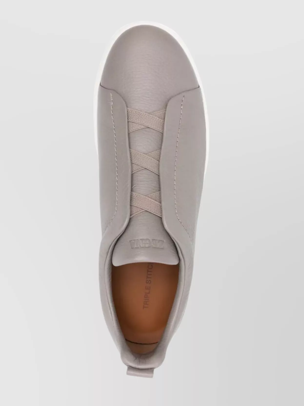Zegna Triple Stitch Low Top Sneakers