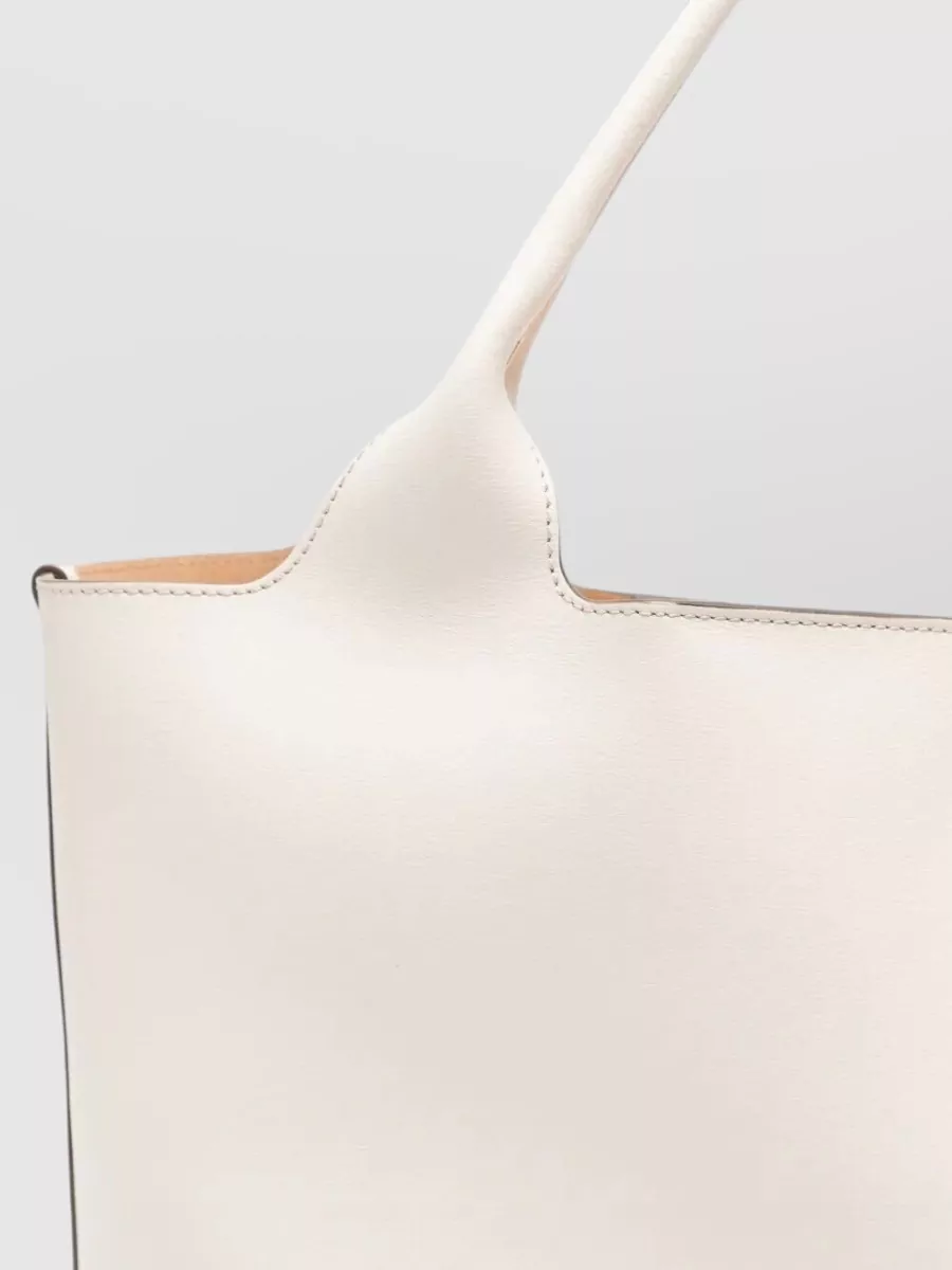 Tod's Medium Small Leather Tote Bag Dual Handles