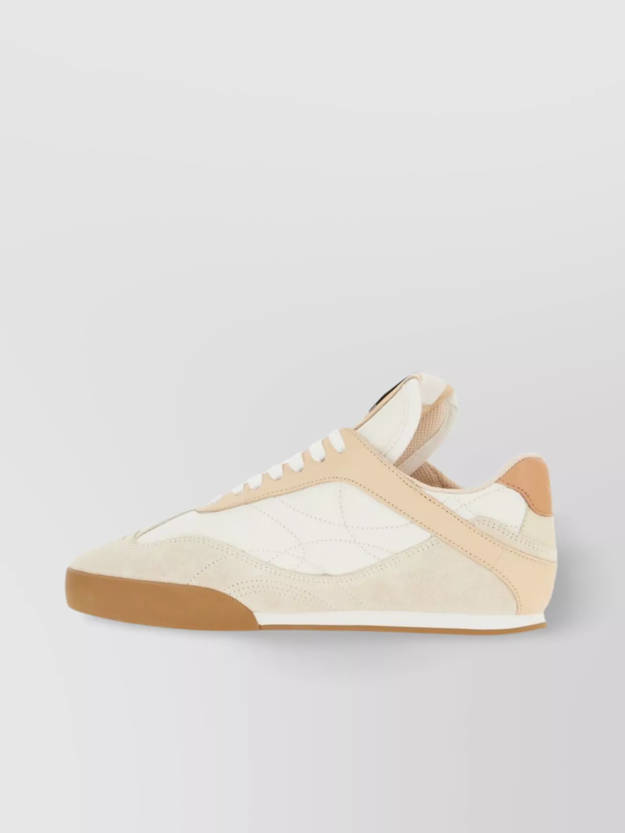 Chloé Multicolor Kick Leather And Suede Sneakers