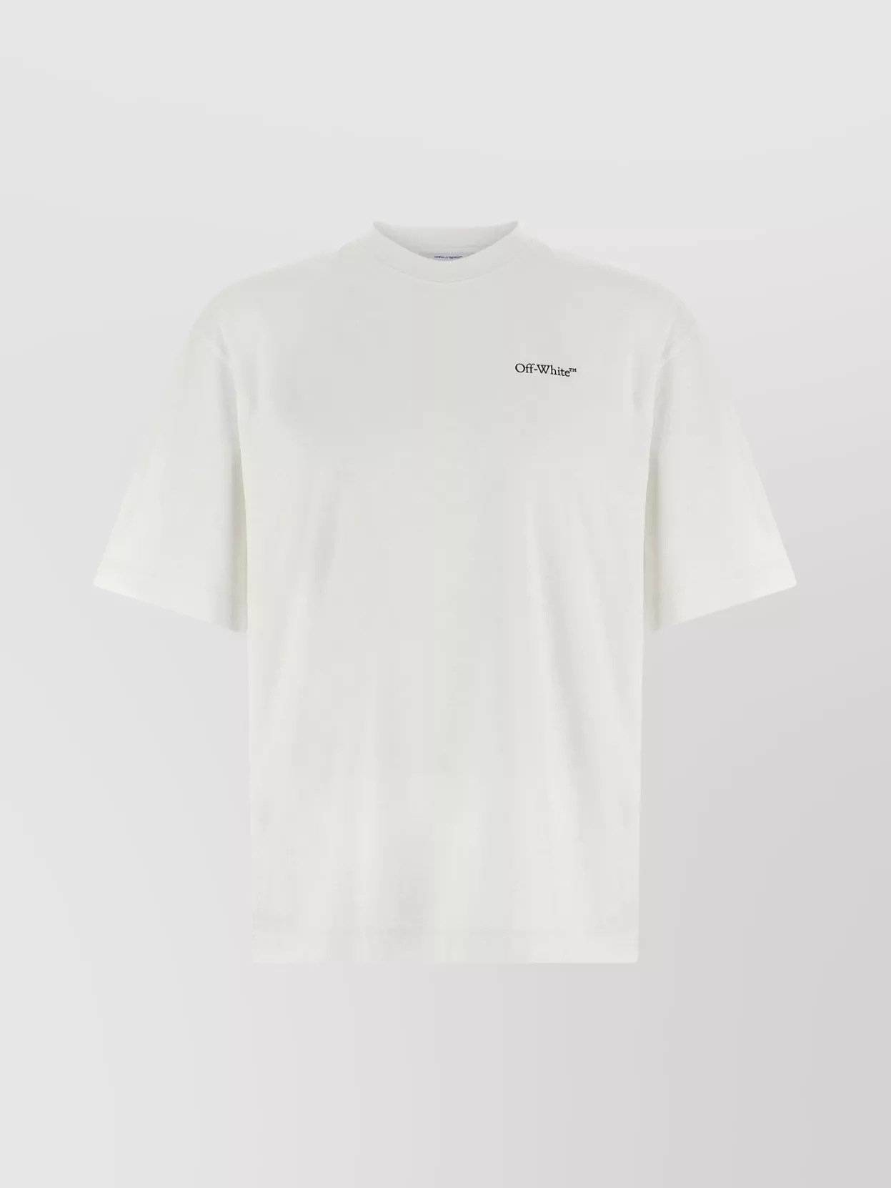 Off-white Graphic Print Crew Neck T-shirt In White