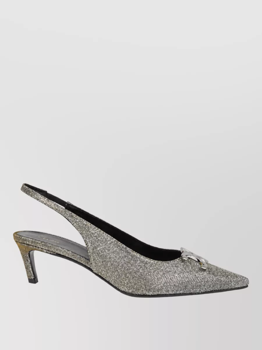 Celine Iridescent Slingback Pumps 50