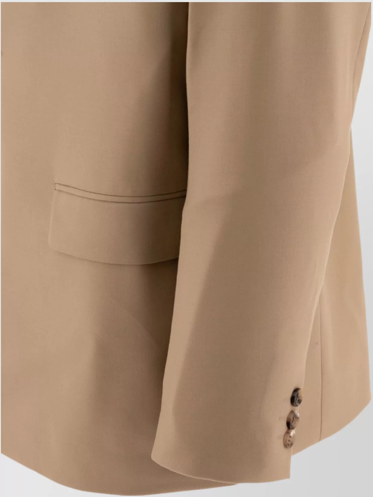 Comme Des Garçons Homme Oversized Blazer With Notch Lapel And Flap Pockets