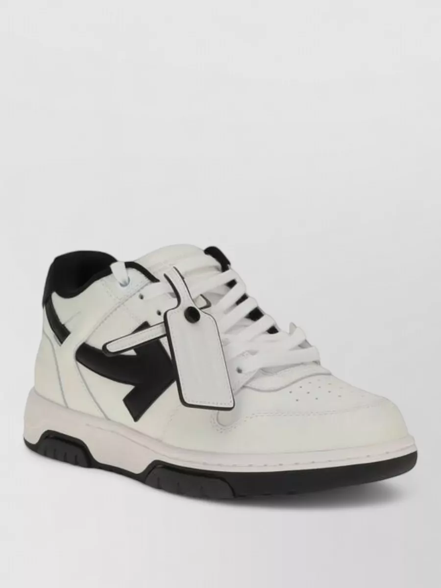 Off-White rubber out of office low-top sneakers