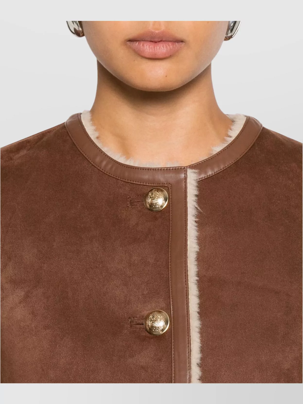 Semicouture Nora Jacket With Front Pockets And Trim