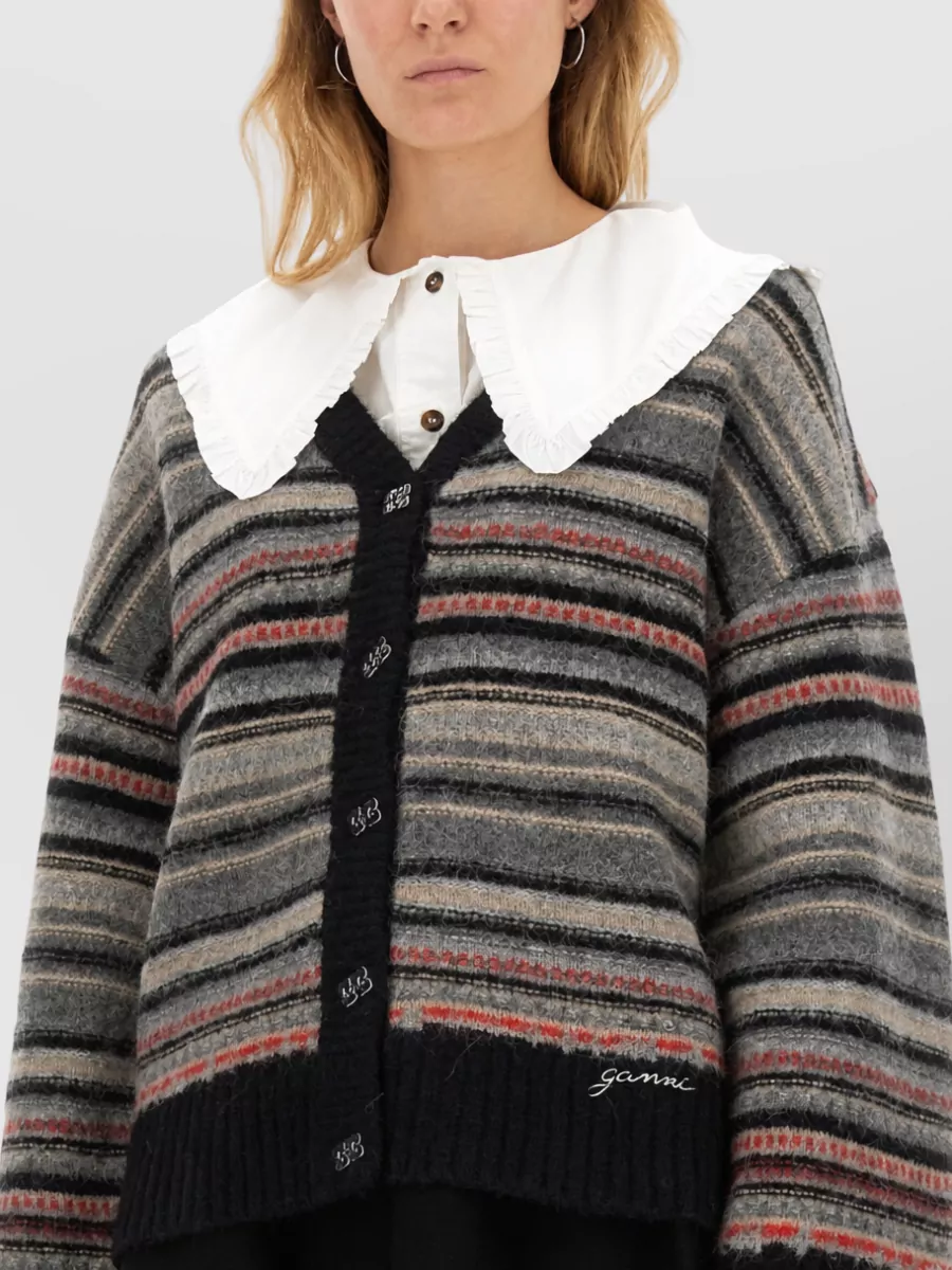 Ganni Boxy-Fit Cardigan