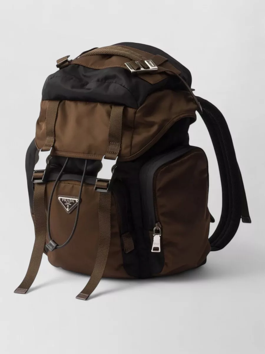 Prada Two Tone Nylon Backpack