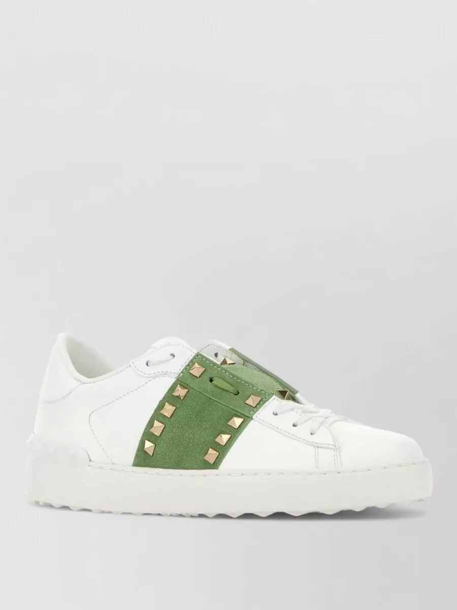 Valentino Garavani leather rockstud sneakers