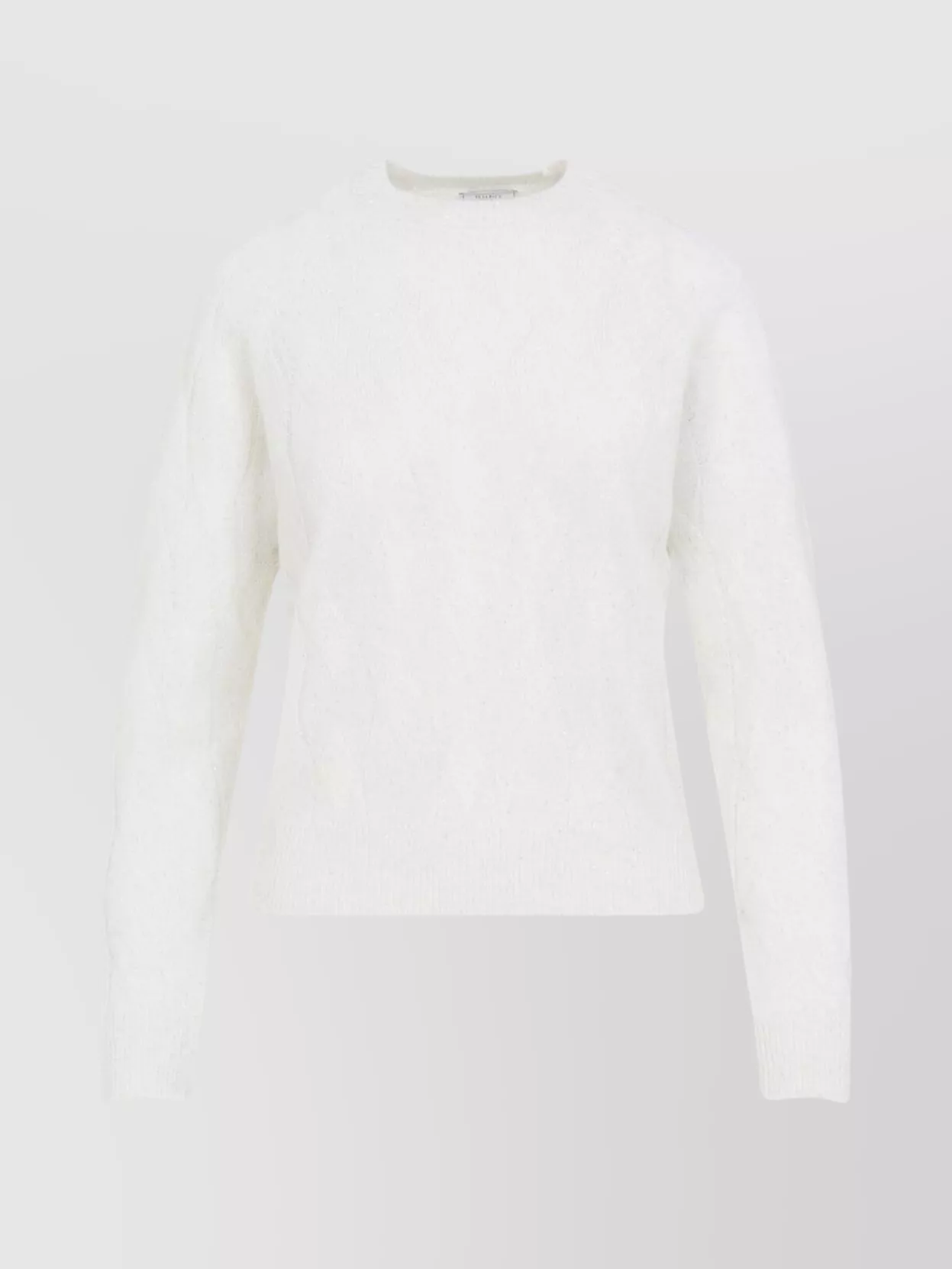 Peserico Cable Knit Crew Neck Sweater