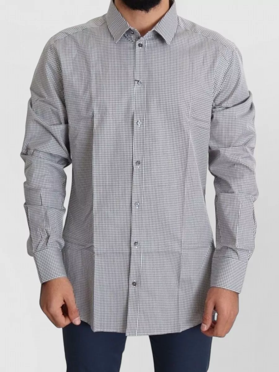 Dolce&Gabbana Cotton checked dress shirt