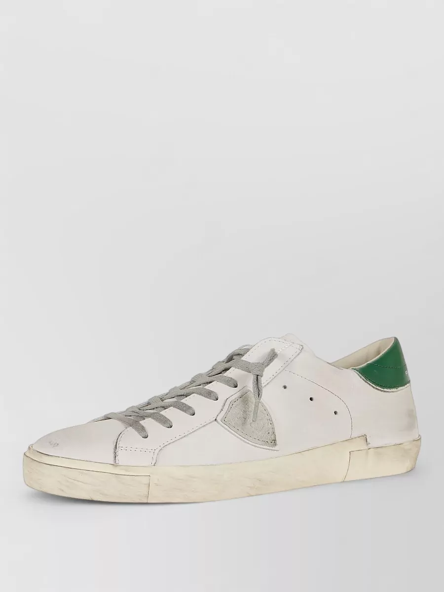 Philippe Model Leather Low-Top Sneakers
