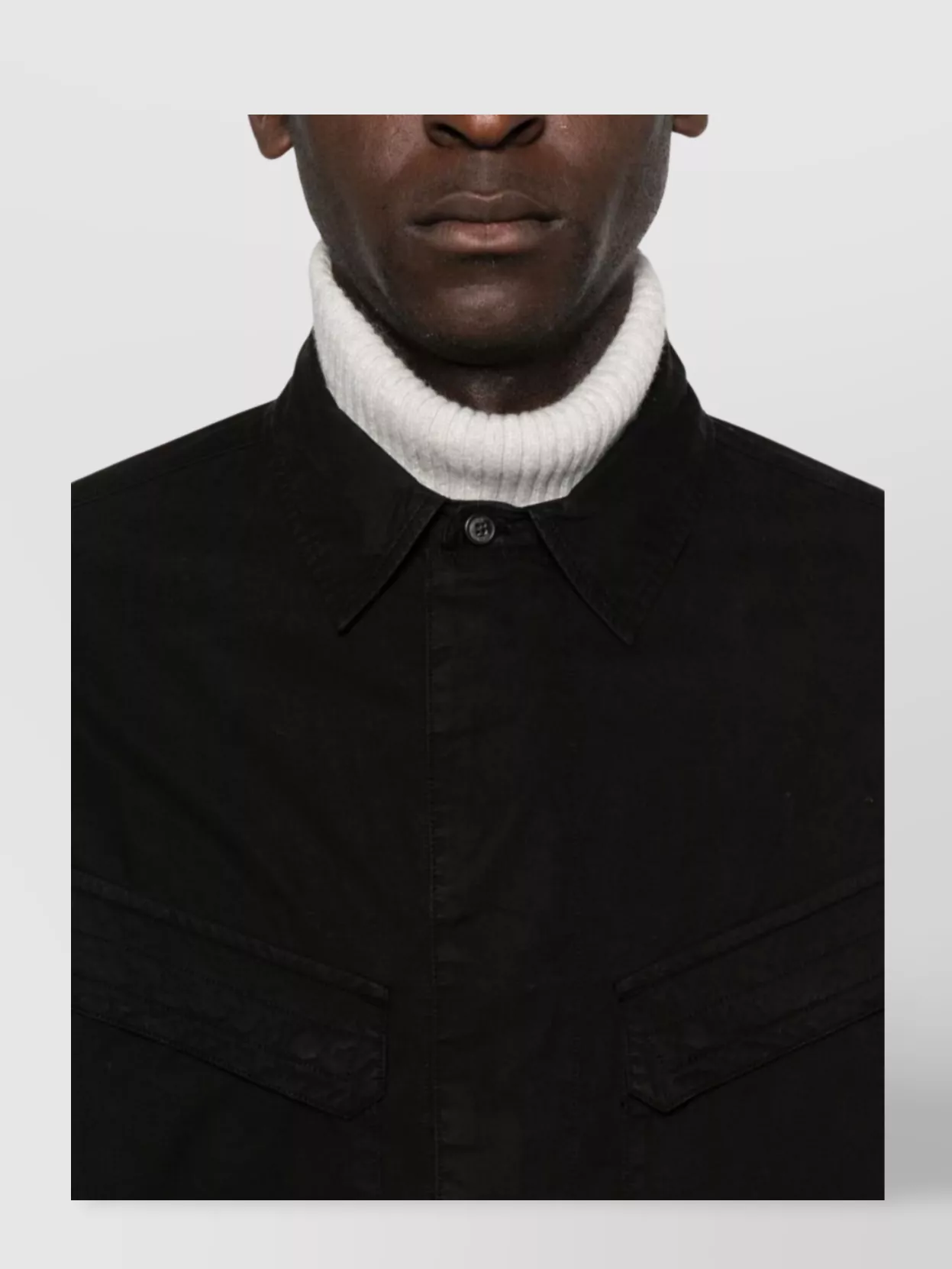 C.p. Company Cotton Shirt Featuring Buttoned Cuffs