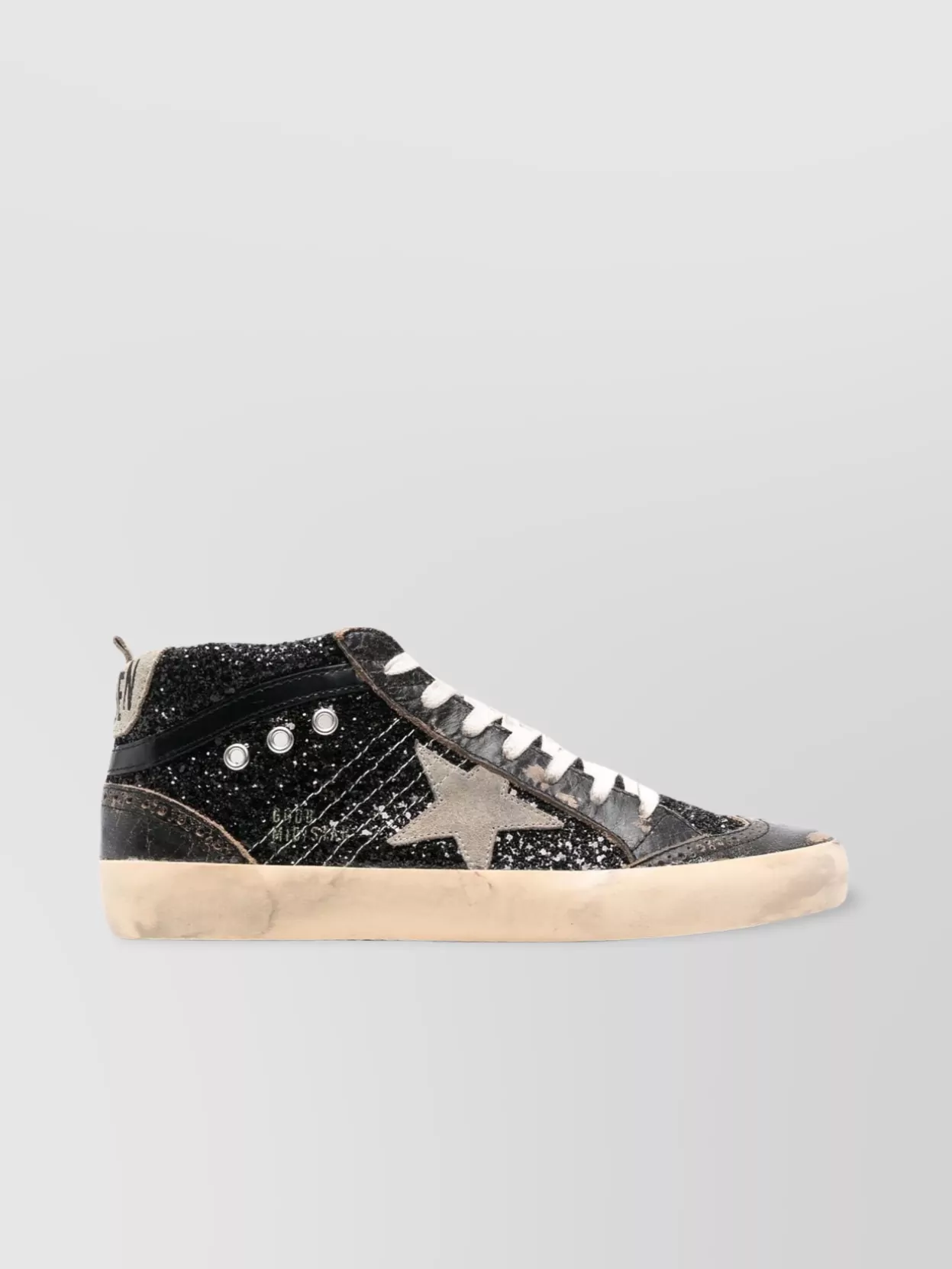 Shop Golden Goose Mid Star Lace-up Sneakers In Pastel
