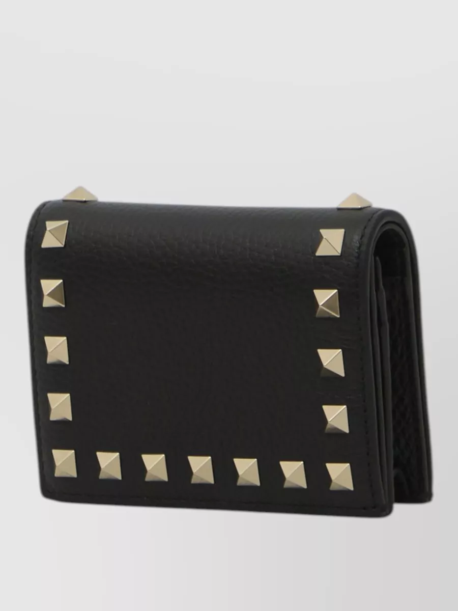 Valentino Garavani leather rockstud wallet