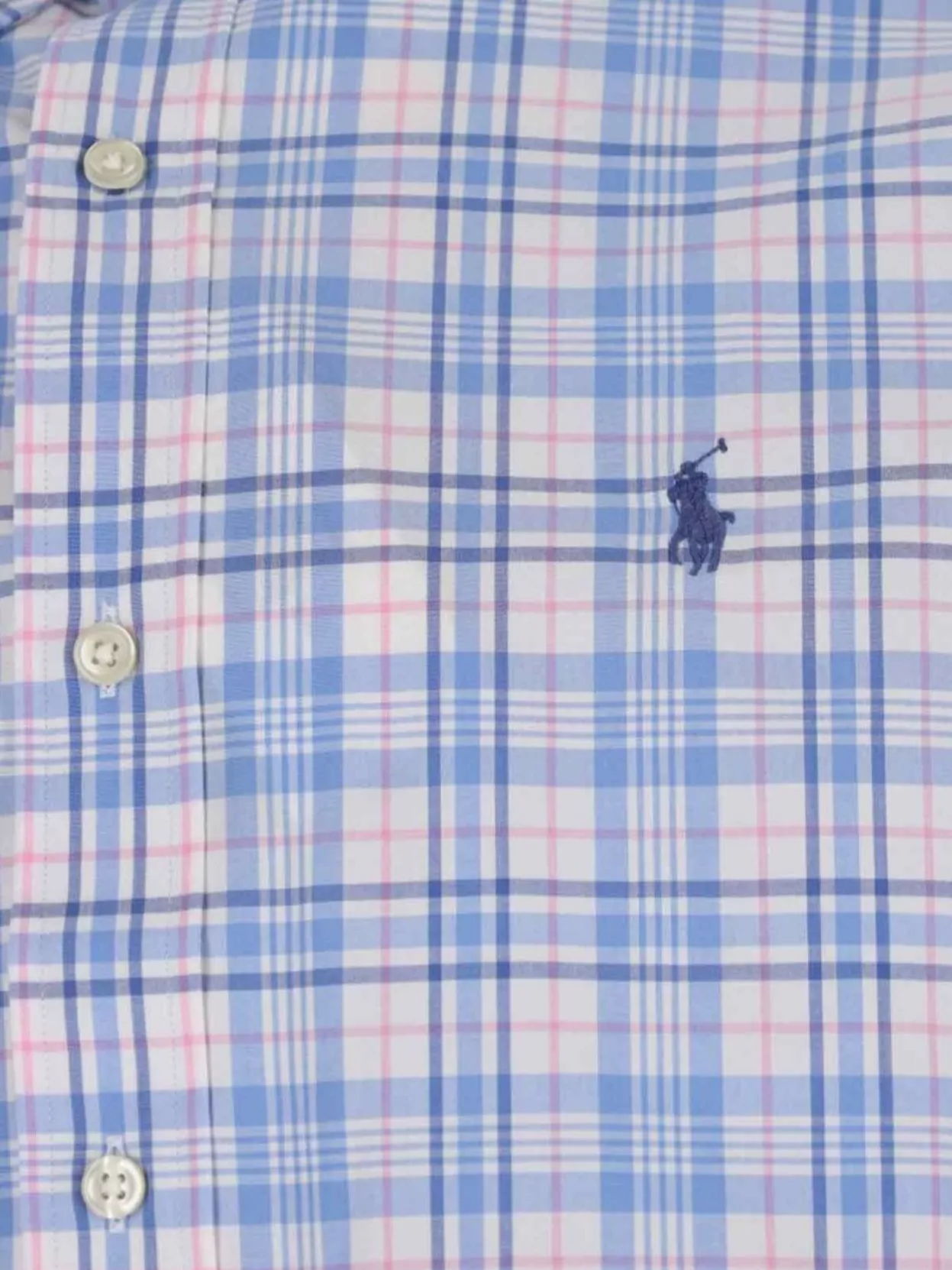 Polo Ralph Lauren Button-Down Collar Shirt In Plaid