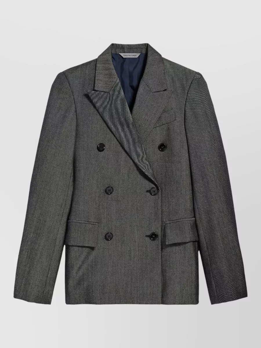 Balenciaga wool double-breasted tailored blazer