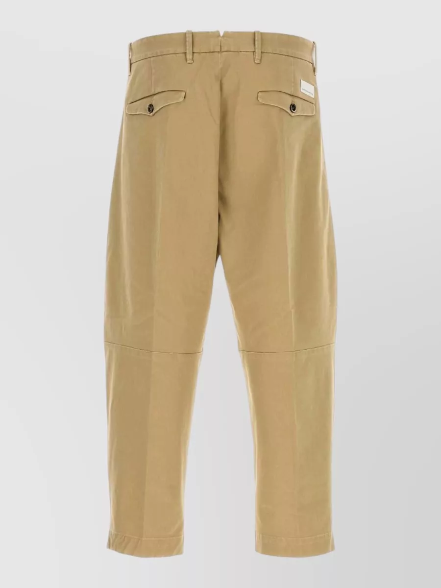 Nine In The Morning Cotton Cropped Trousers