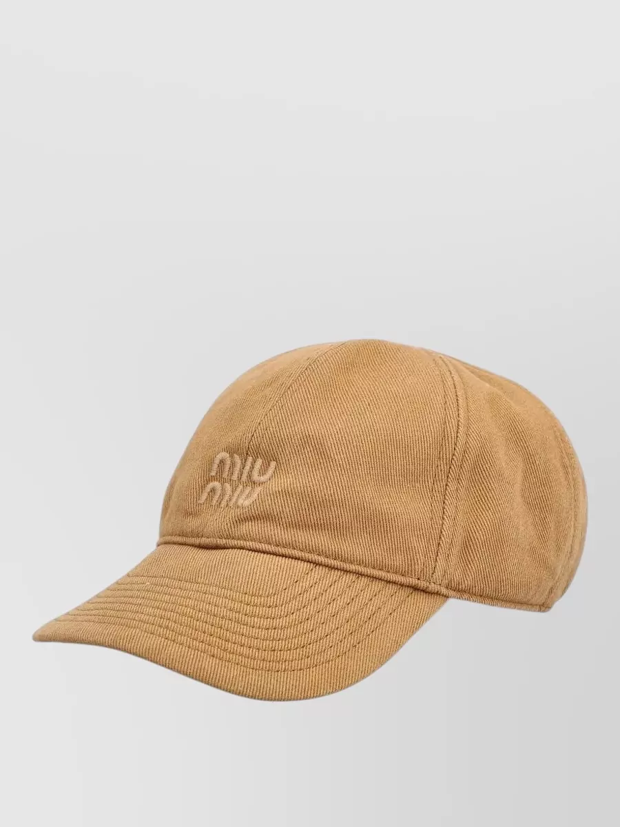 Miu Miu Cotton Baseball Cap