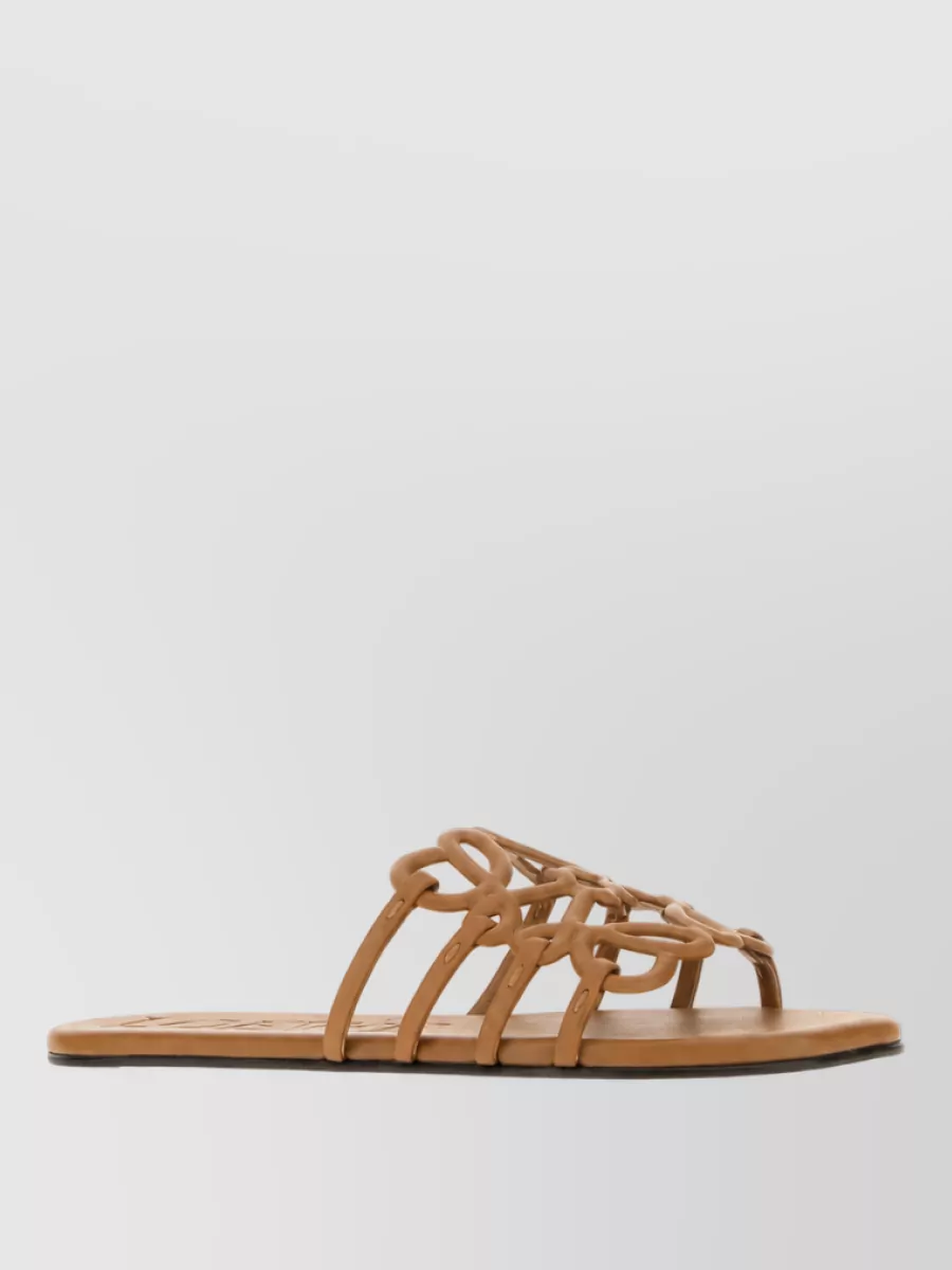 Loewe Paula's Ibiza leather slippers