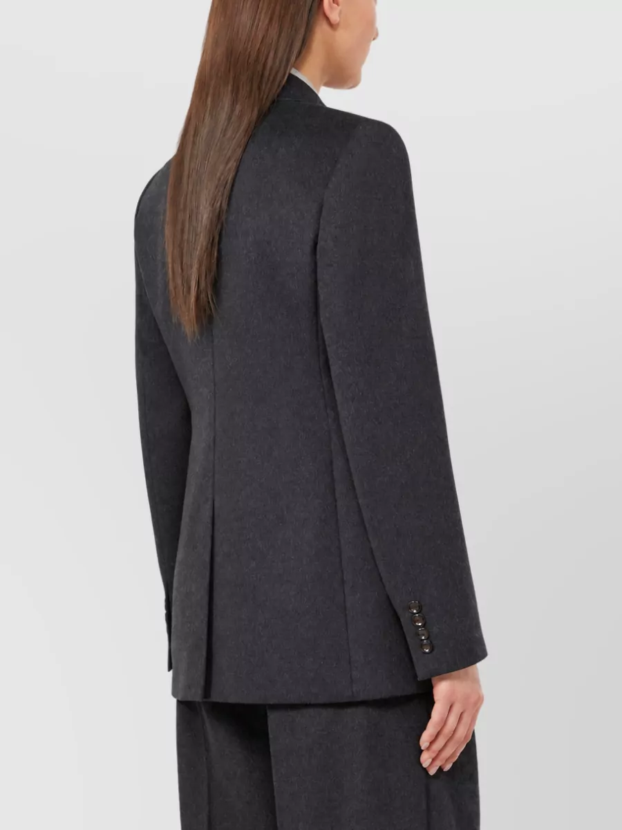 S Max Mara Virgin Wool Single-Breasted Straight-Fit Blazer