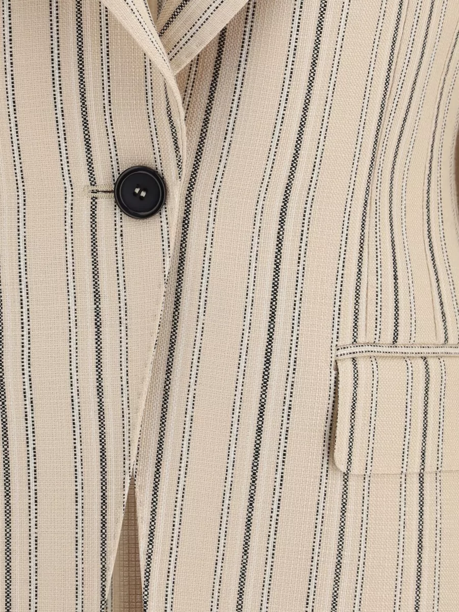 Dolce&Gabbana Single-Breasted Pinstripe Blazer