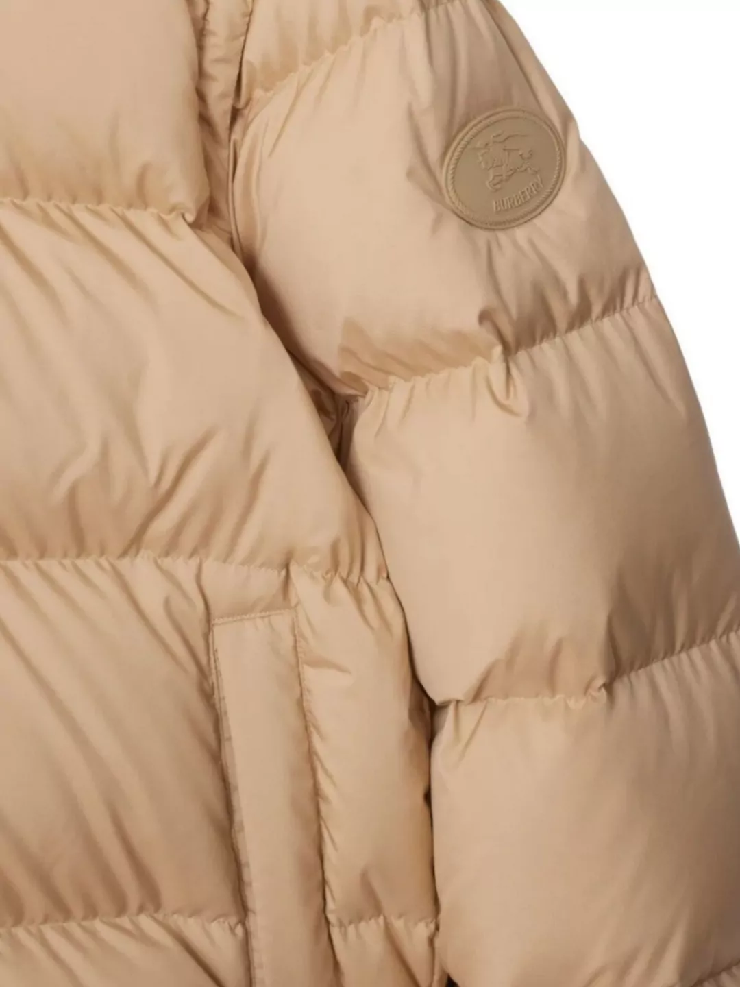 Burberry Padded Jacket Featuring Removable Sleeves