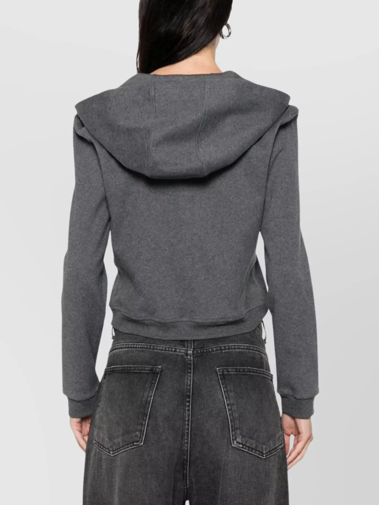 Tom Ford Hoodie Cotton Cropped Kangaroo Pockets