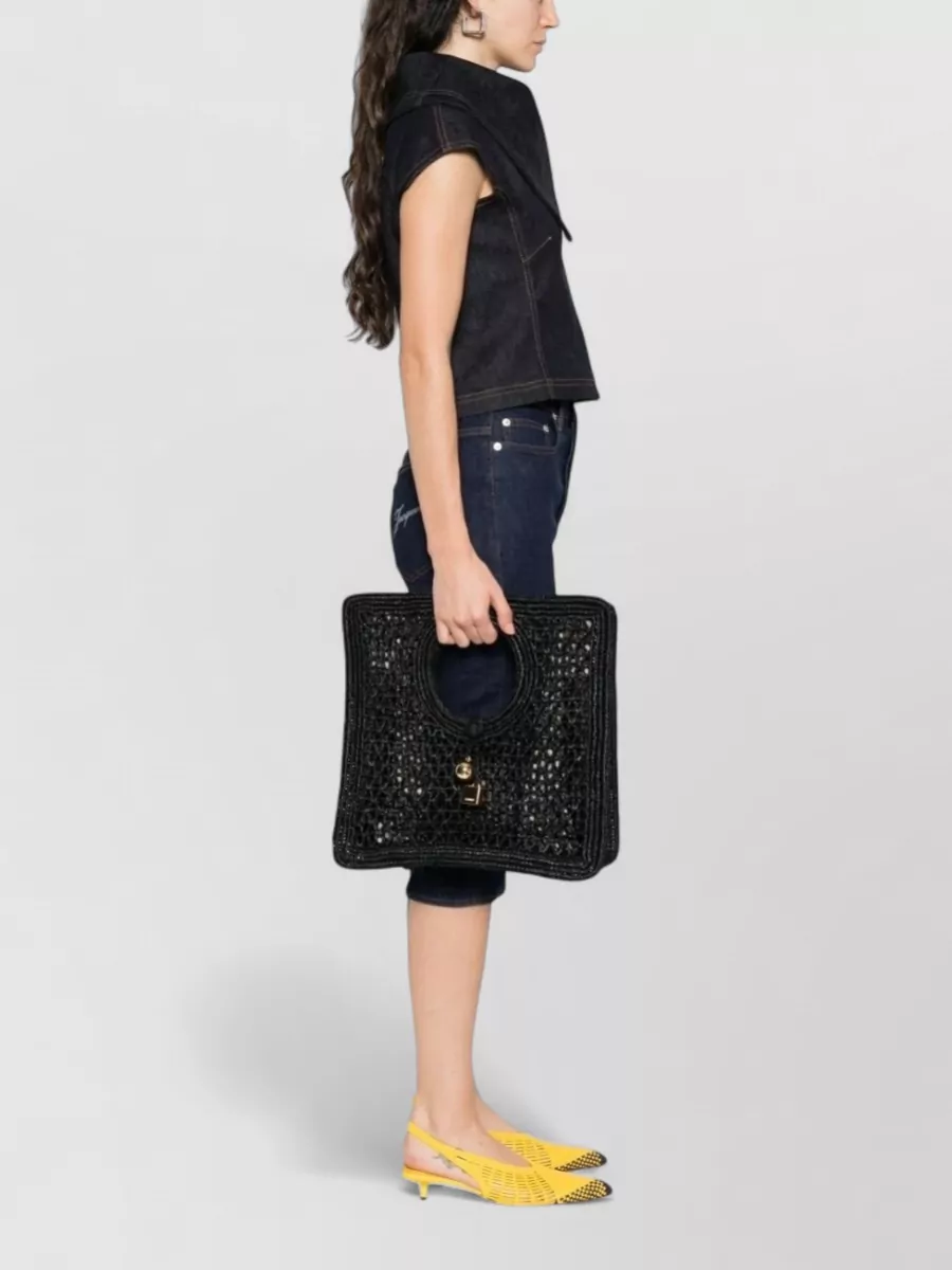 Jacquemus Raffia Tote Bag