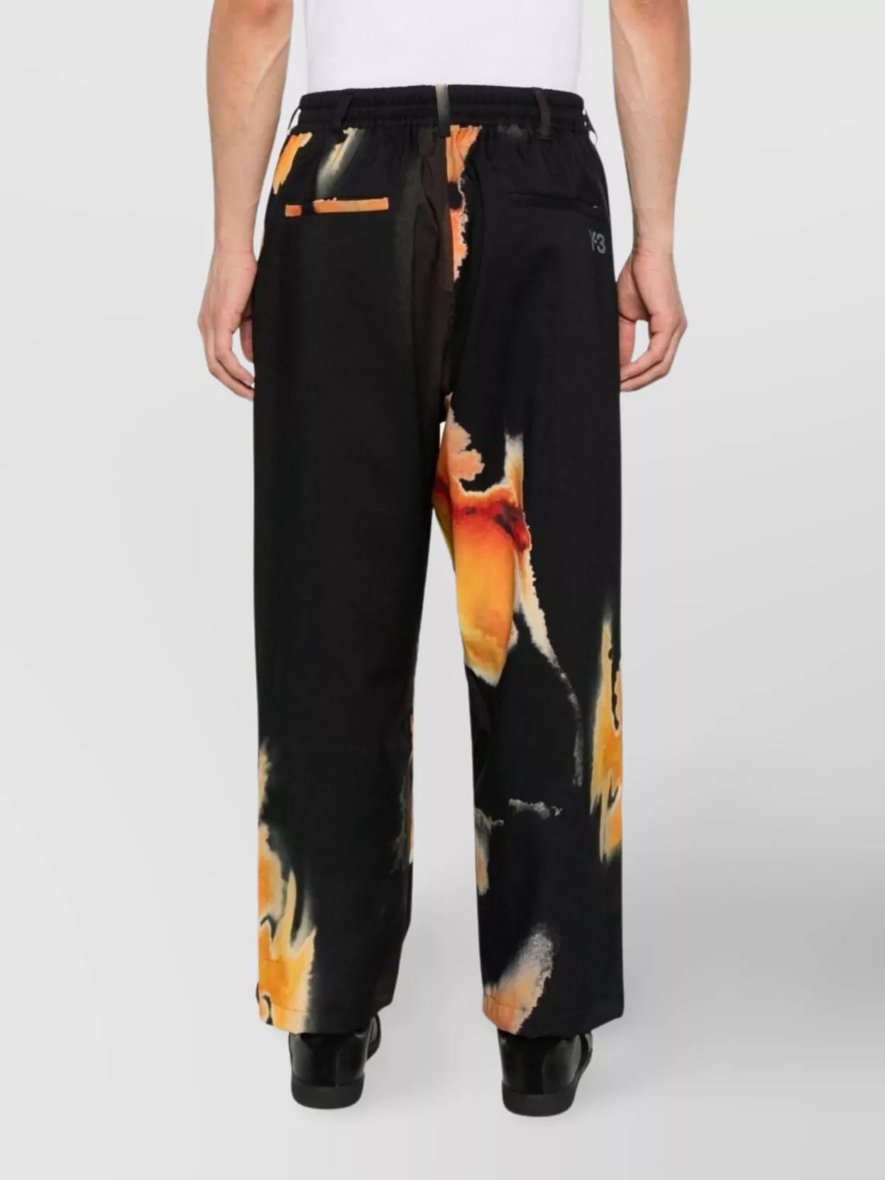 Y-3 Abstract Print Jogger Pant Pockets
