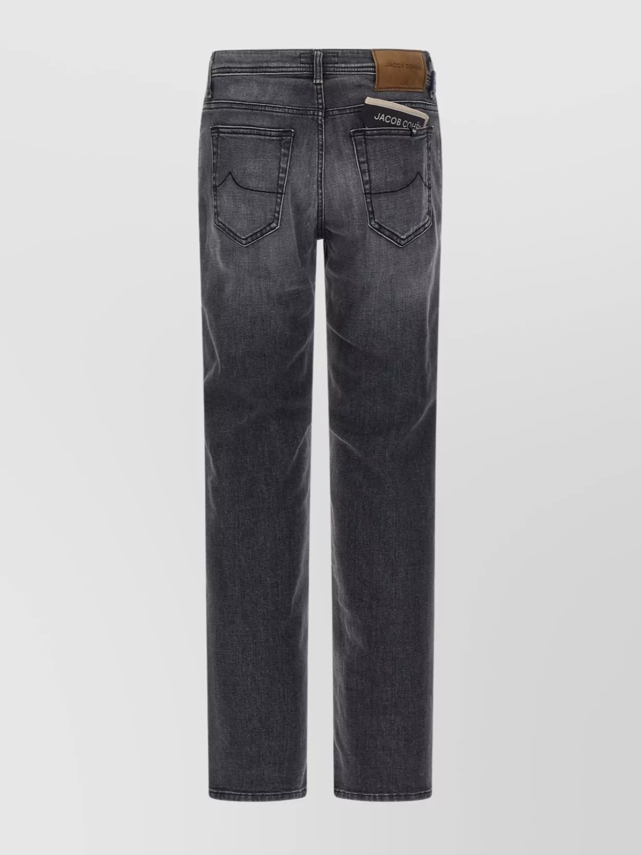 Jacob Cohen Distressed Denim Trousers Five Pockets In Gray