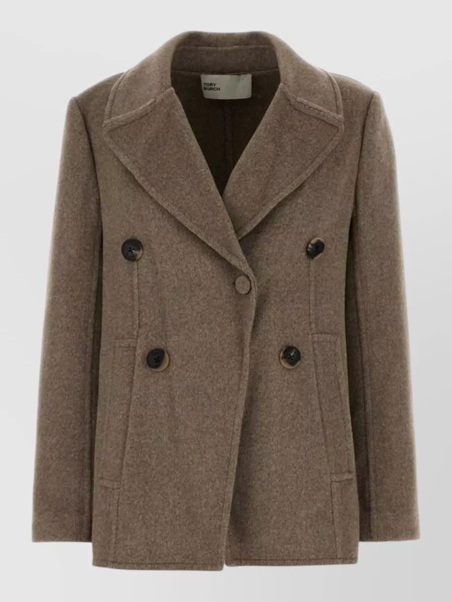 Tory Burch virgin wool double-breasted blazer
