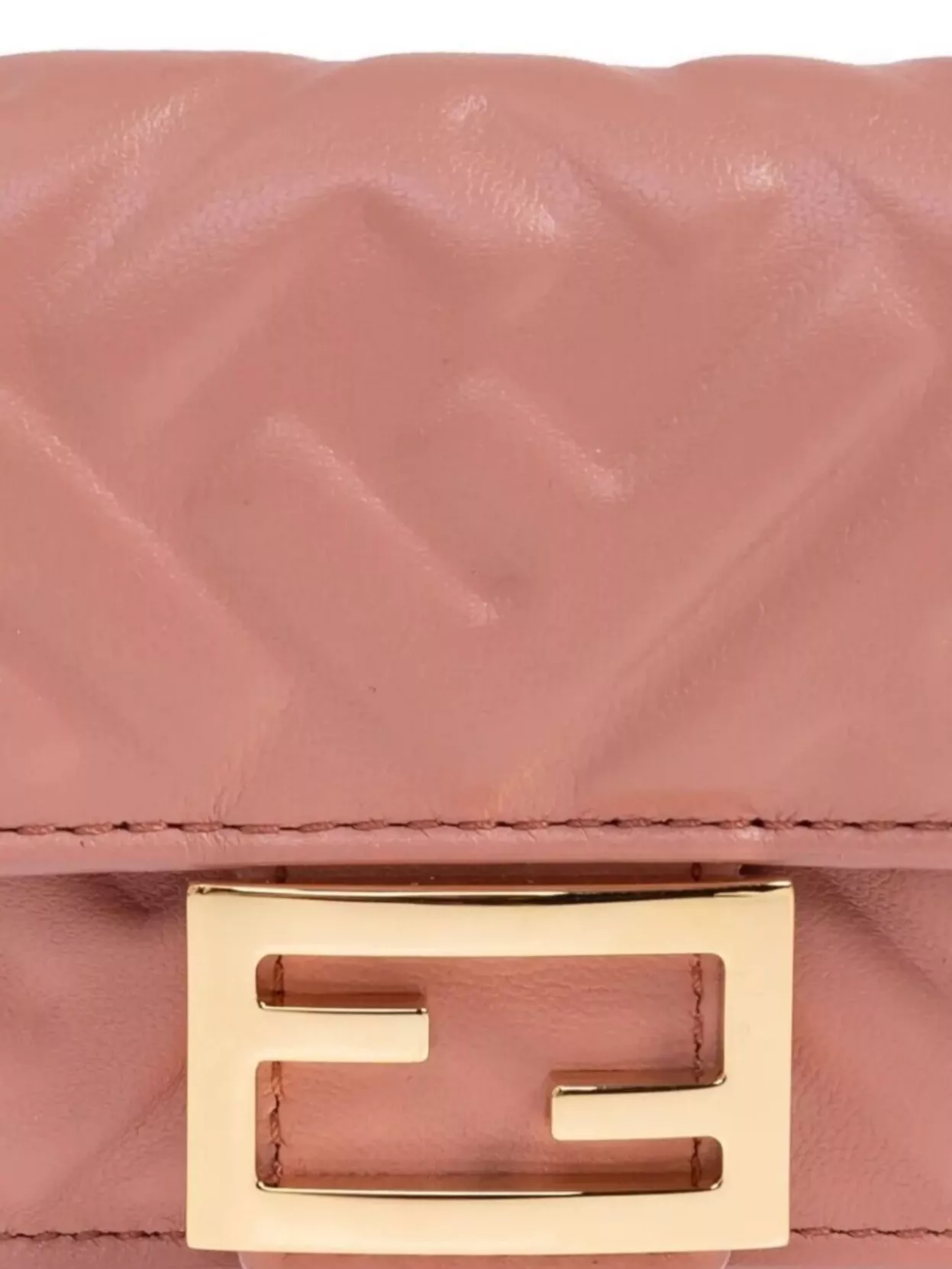 Fendi Micro Trifold Wallet In Nappa Leather