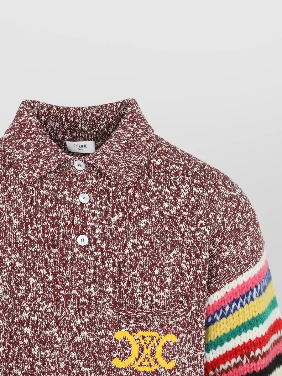 Celine Oversized Polo Sweater